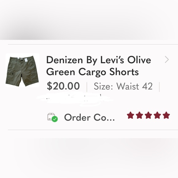 💙3/$15 Denizen By Levi’s Light Grey Cargo - Picture 6 of 7